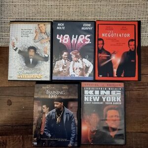 The Negotiator. 48 HRS. Brewsters Millions. Training Day. King of New York  Spec